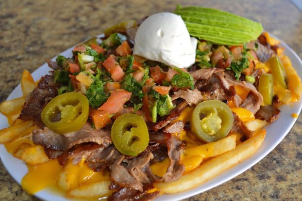 Carne Asada Fries • Hungry Stop by and order one of our loaded fries! Order one of our menu fries or make your own with your choice of meat(s) and toppings #primoburgerscalcity #calcity #asadafries